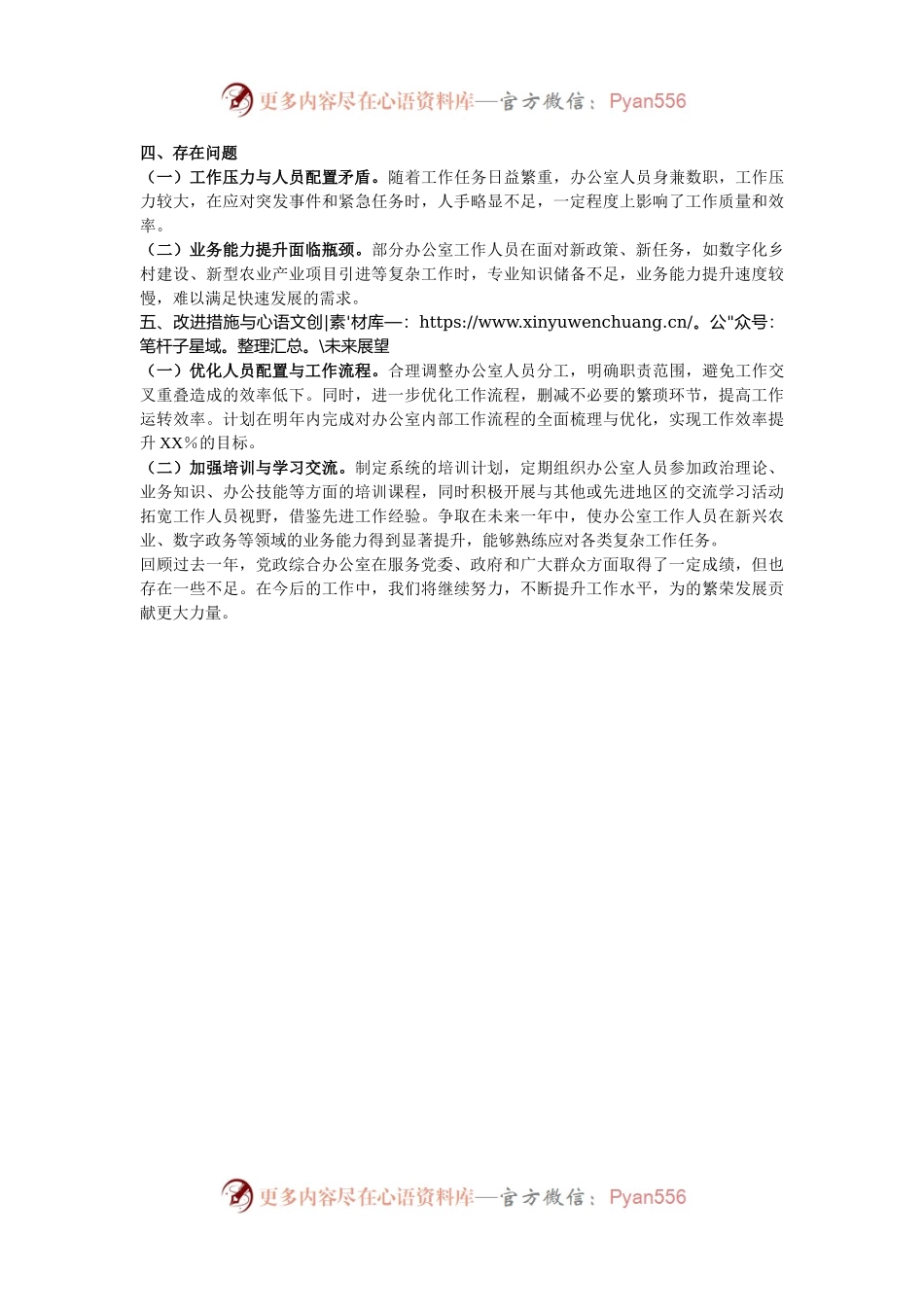 党政综合办公室年度总结.docx_第2页