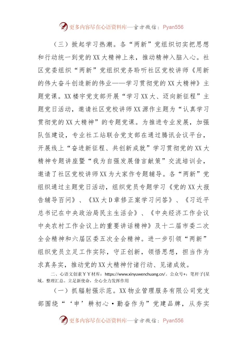 党建推动“两新”党组织建设工作报告.docx_第2页