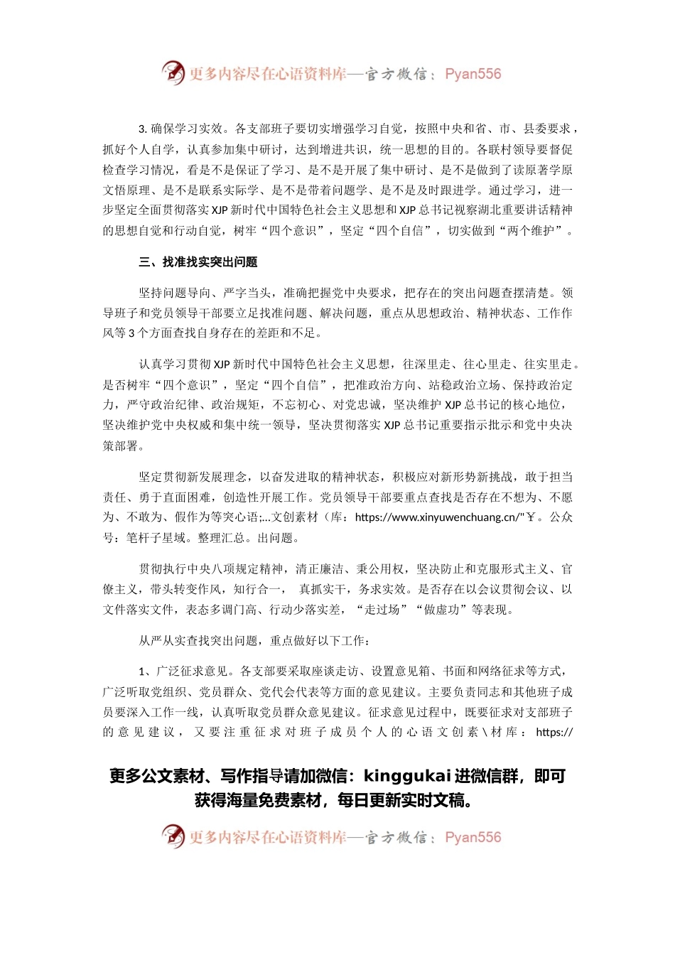 党史教育专题民主生活会实施方案.docx_第2页
