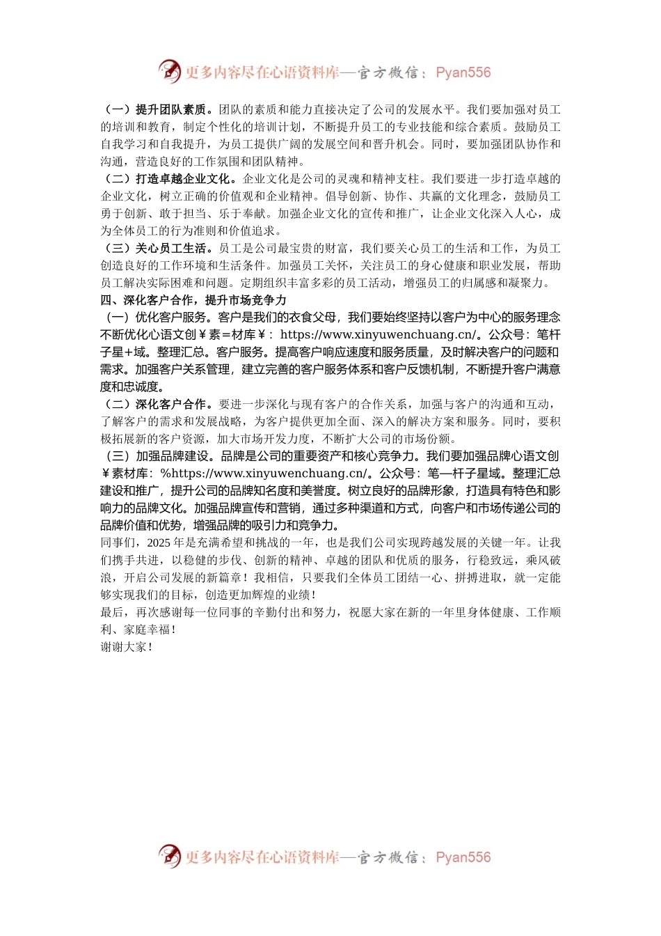 公司领导在2025年工作部署会上的讲话.docx_第2页