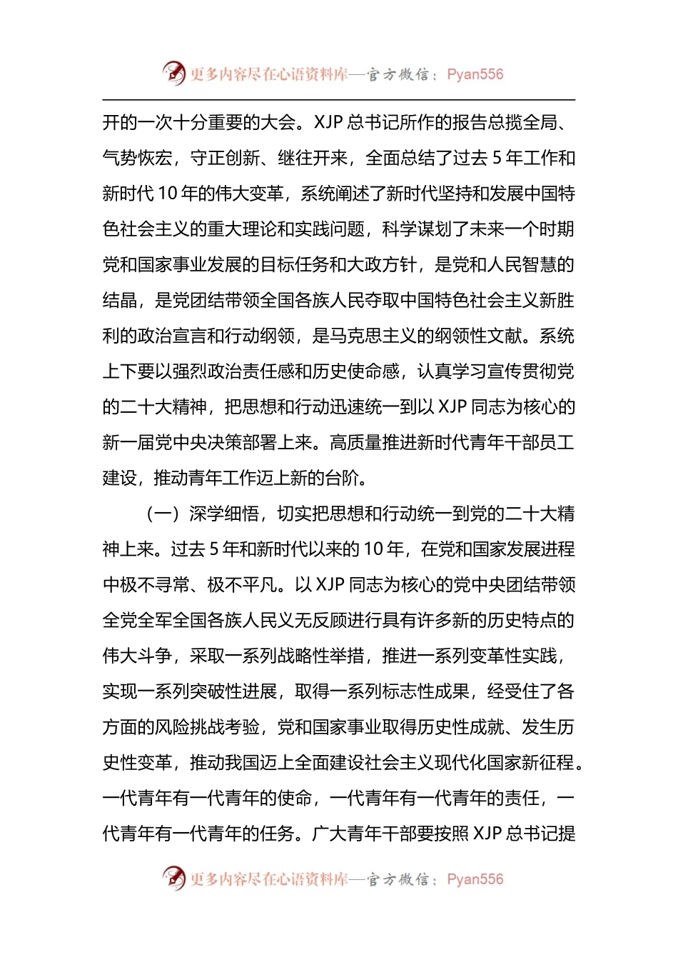 公司党委书记在青年干部座谈会上的讲话.docx_第2页