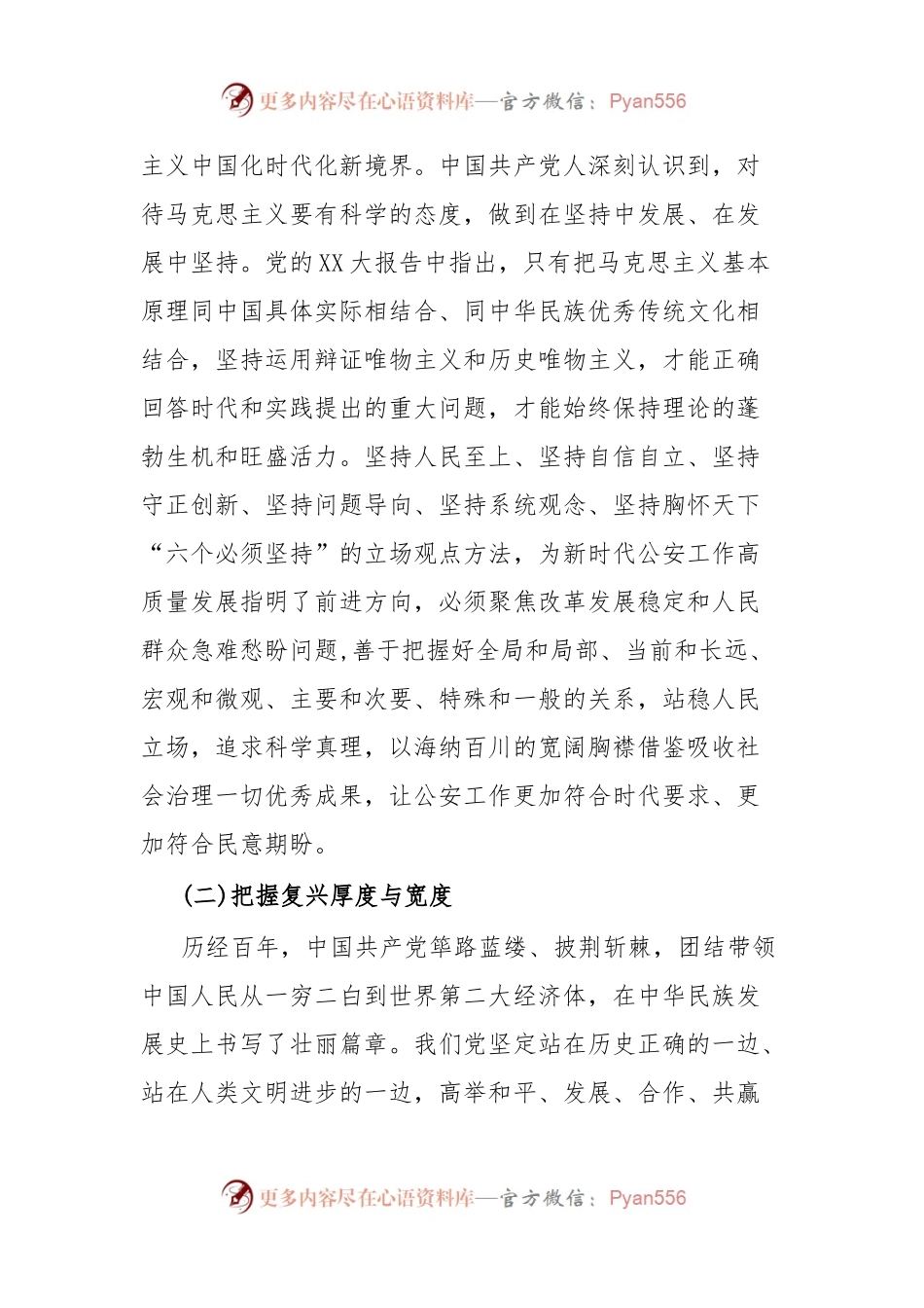 党课掌握新思想的立场观点方法推动新时代公安工作高质量发展.docx_第2页