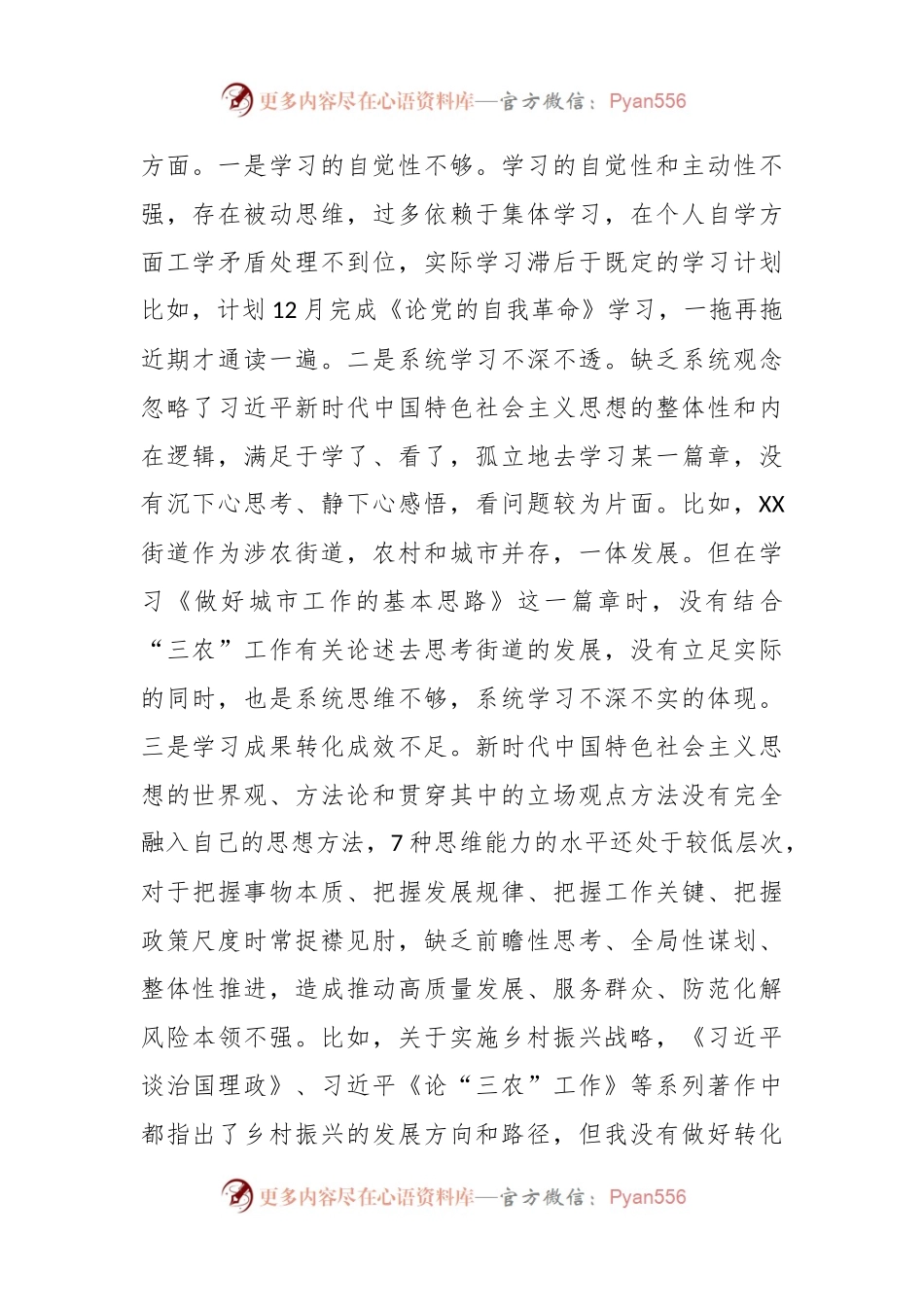 党工委副书记主题教育专题民主生活会发言稿提纲（践行宗旨等6个方面+典型案例剖析）.docx_第2页