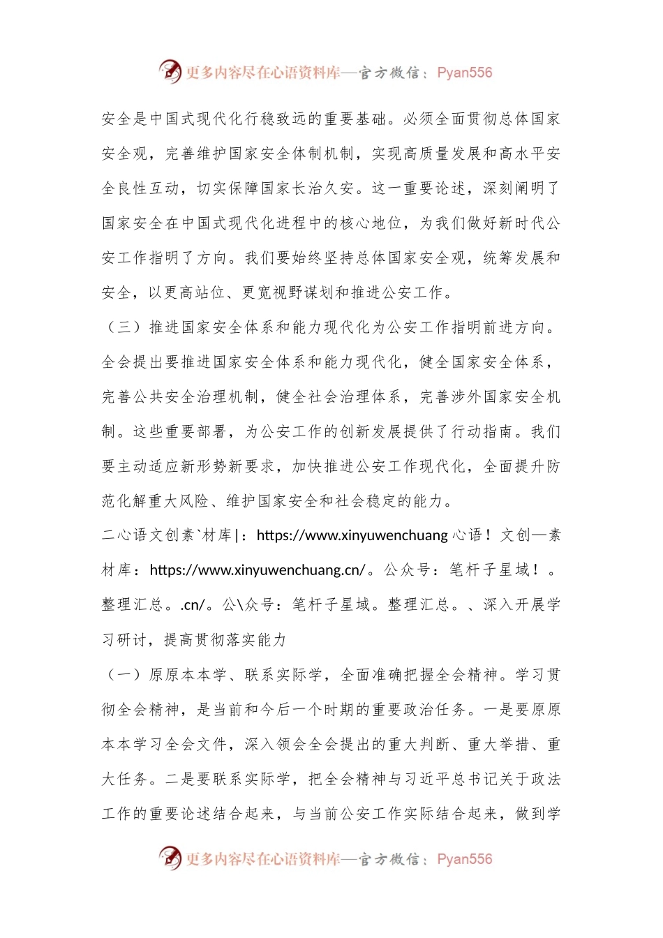 公安局局长深入学习贯彻二十届三中全会精神发言材料.docx_第2页