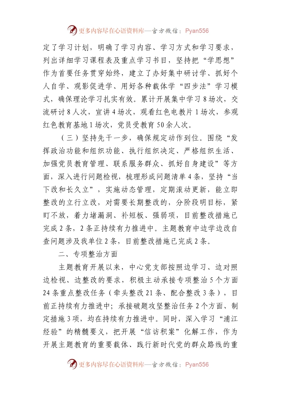 党支部主题教育开展情况.docx_第2页