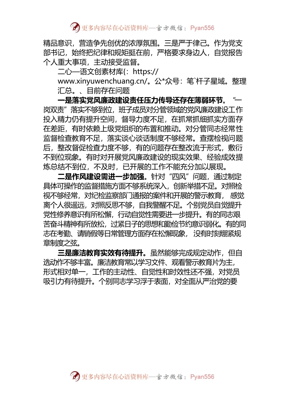 党支部书记抓党风廉政建设述责述廉工作报告.docx_第2页