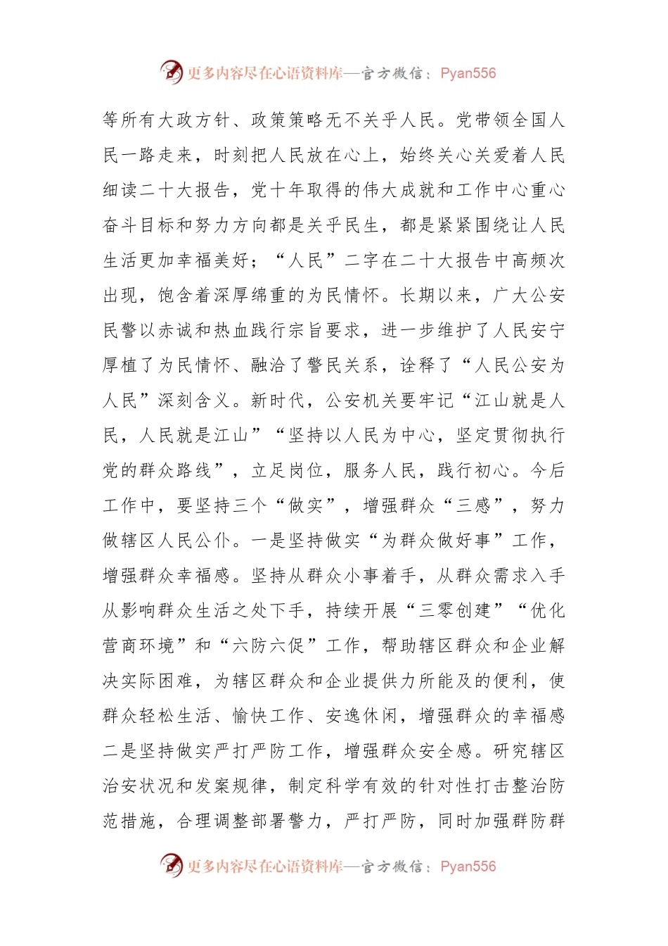 公安机关领导干部座谈发言：坚定复兴之志　砥砺奋进之行.docx_第2页