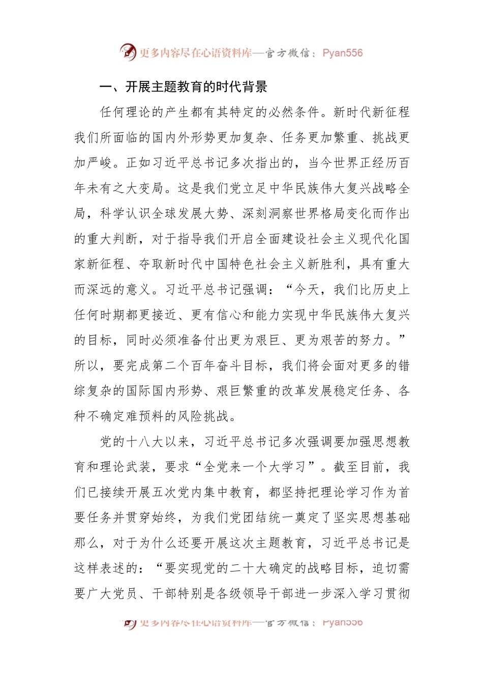 党内主题教育专题党课讲稿：把学习贯彻党内主题教育不断引向深入.docx_第2页