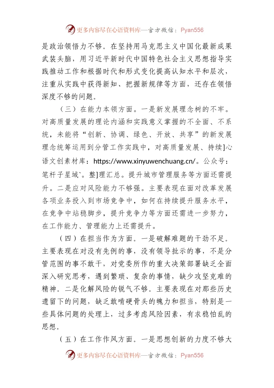 公司党员干部2023年主题教育专题民主生活个人对照检查材料.docx_第2页