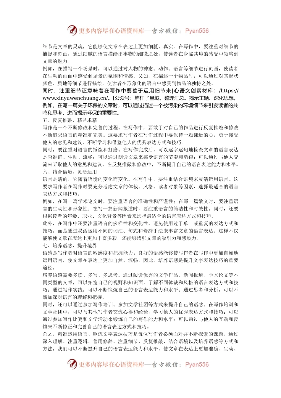 写作中如何精准运用语言｜锤炼文字表达技巧.docx_第2页