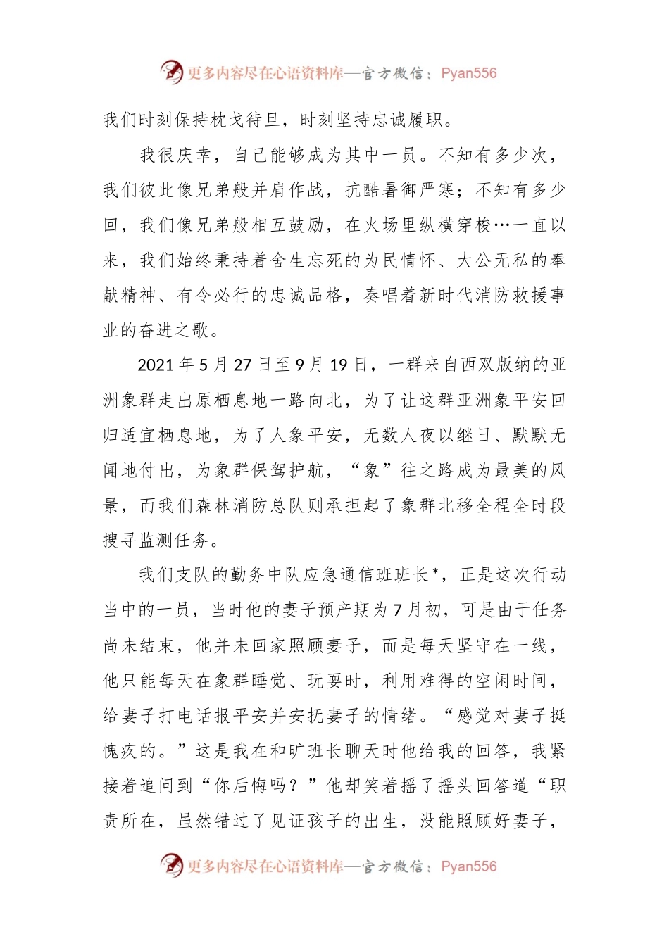 关于消防员演讲稿：唯有水枪与家国平安不可负.docx_第2页