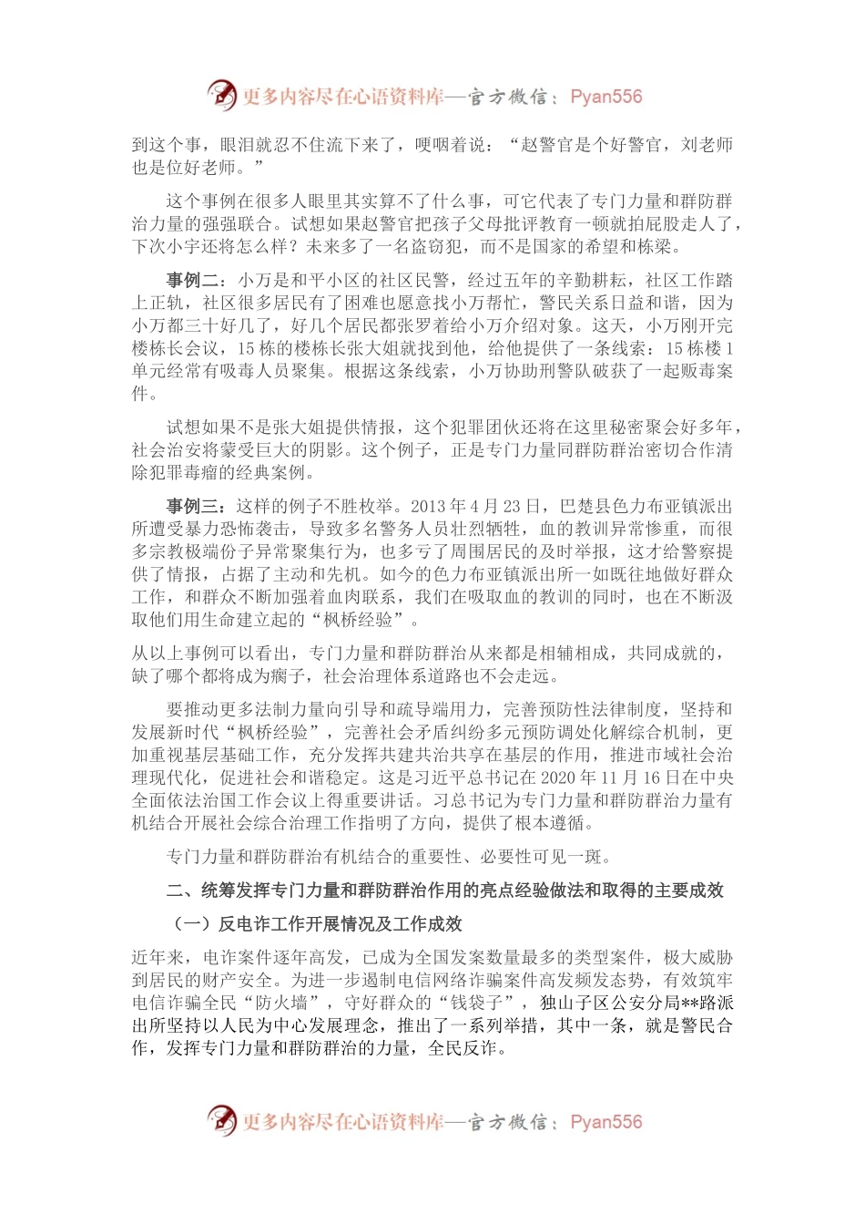 关于发挥专门力量和群防群治作用的调研报告.docx_第2页