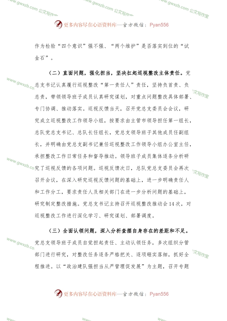 关于市委巡视整改进展情况通报.docx_第2页