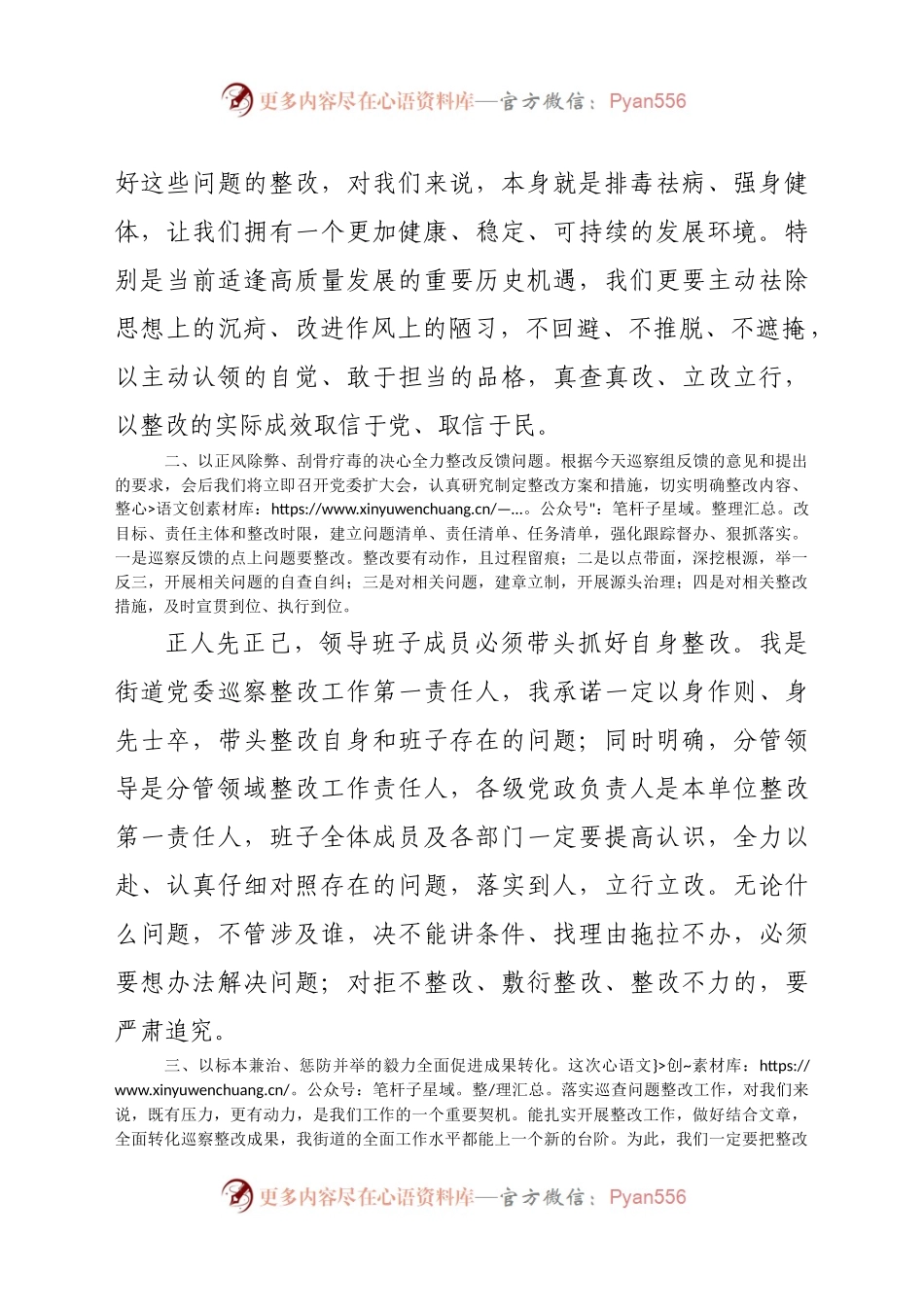 办主任在巡察反馈会议上的发言(1).docx_第2页