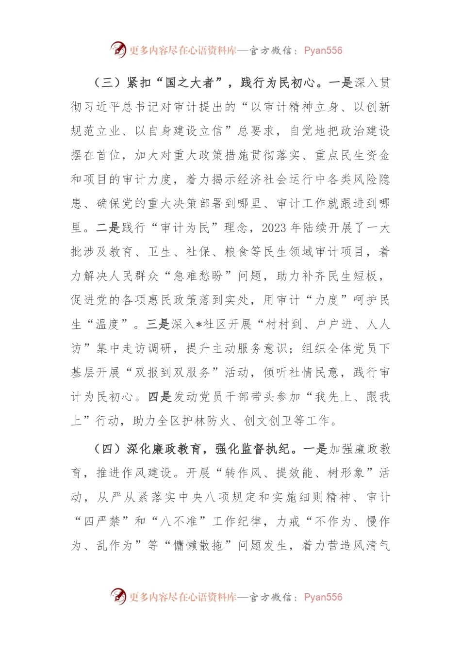 区审计局党支部书记抓基层党建工作述职报告.docx_第2页