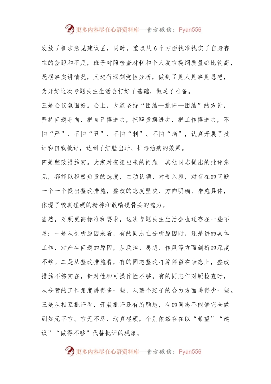 副县长在县发改委“人人都是营商环境”专题民主生活会上的点评讲话.docx_第2页