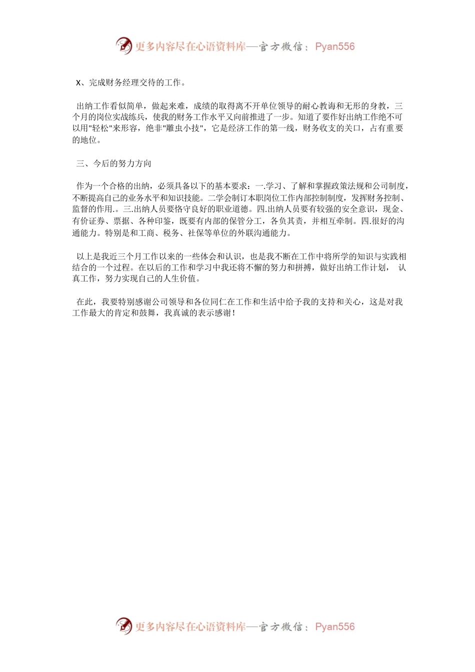 出纳转正工作总结3.docx_第2页