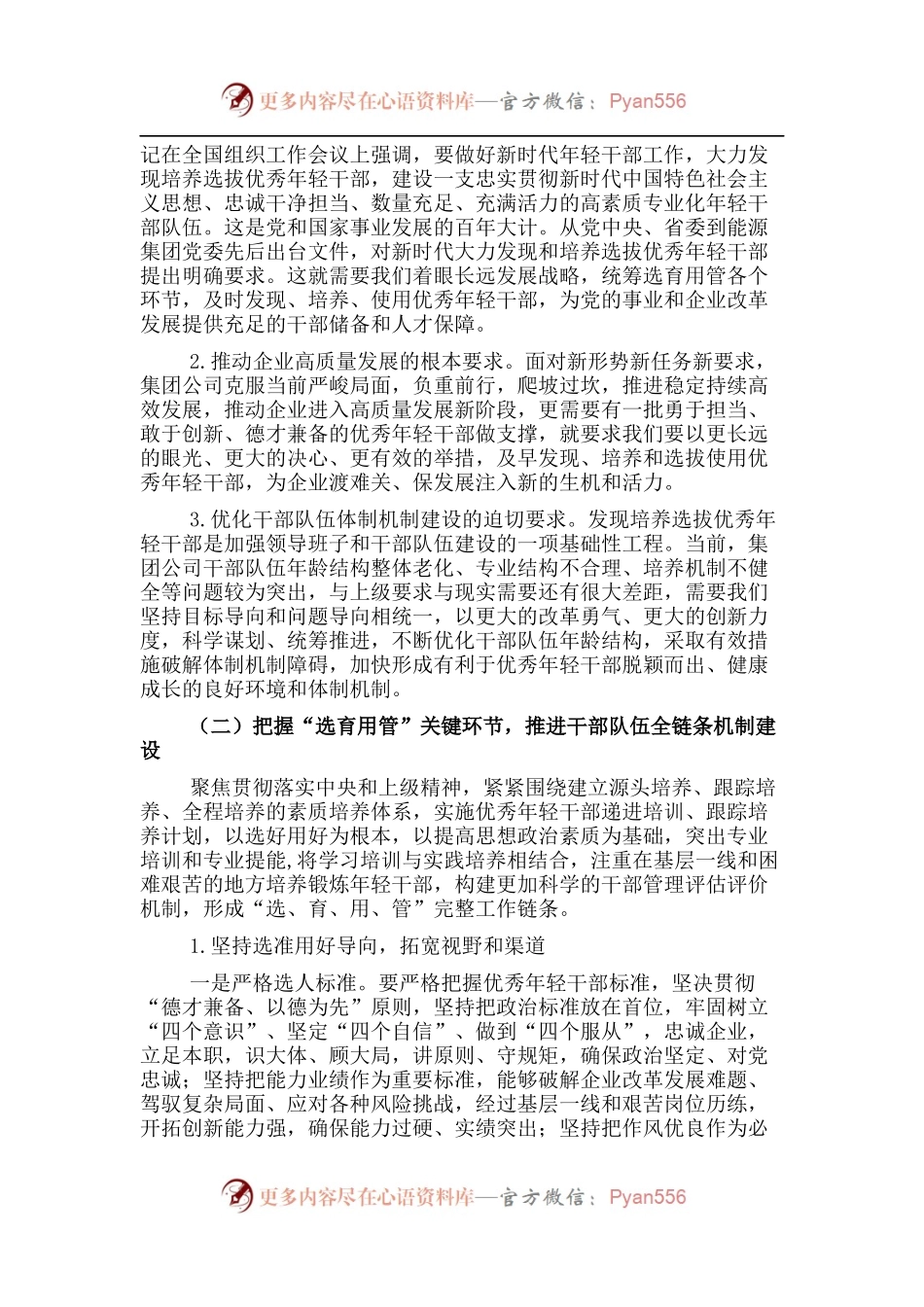 关于适应新时代要求大力发现培养选拔优秀年轻干部的中期规划方案.docx_第2页
