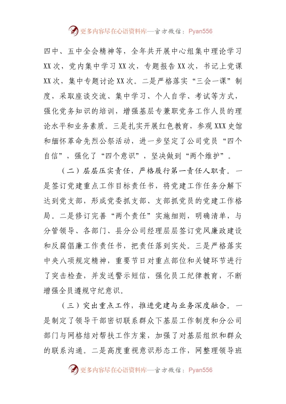 分公司党委书记抓基层党建工作述职总结(01).docx_第2页