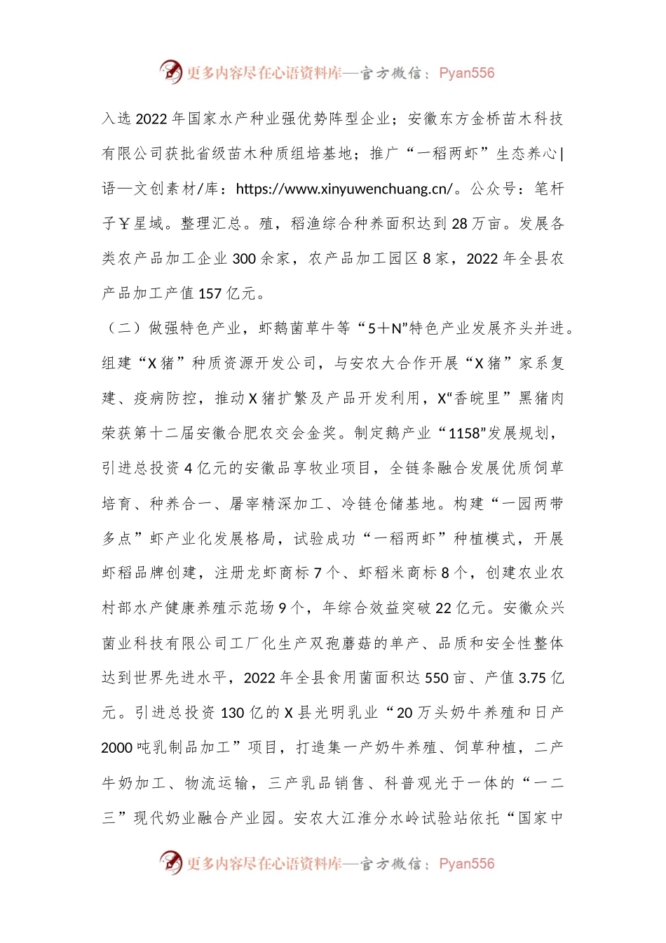 关于X县乡村产业发展情况的调研报告.docx_第2页