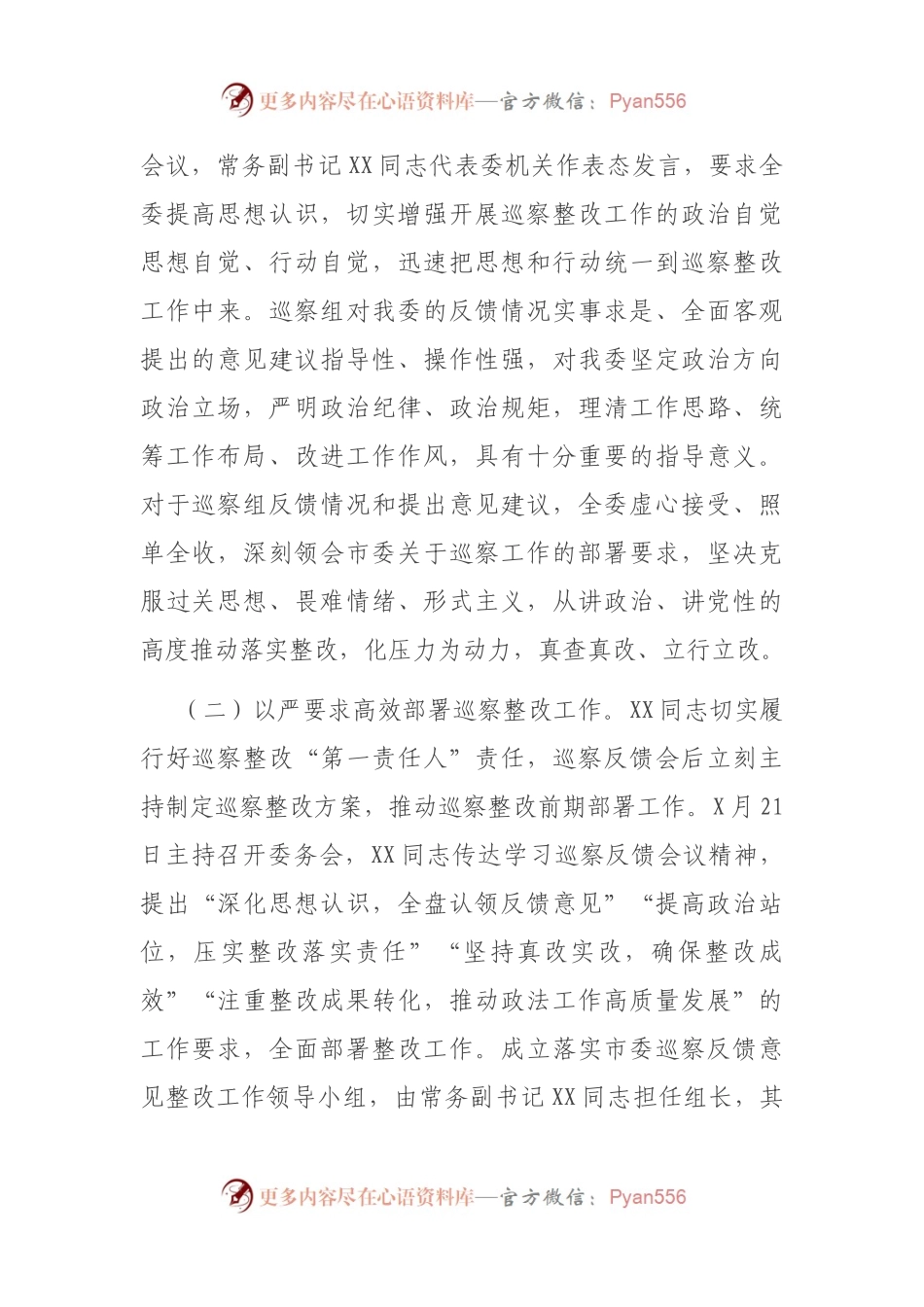 关于巡察整改阶段性进展情况的报告.docx_第2页