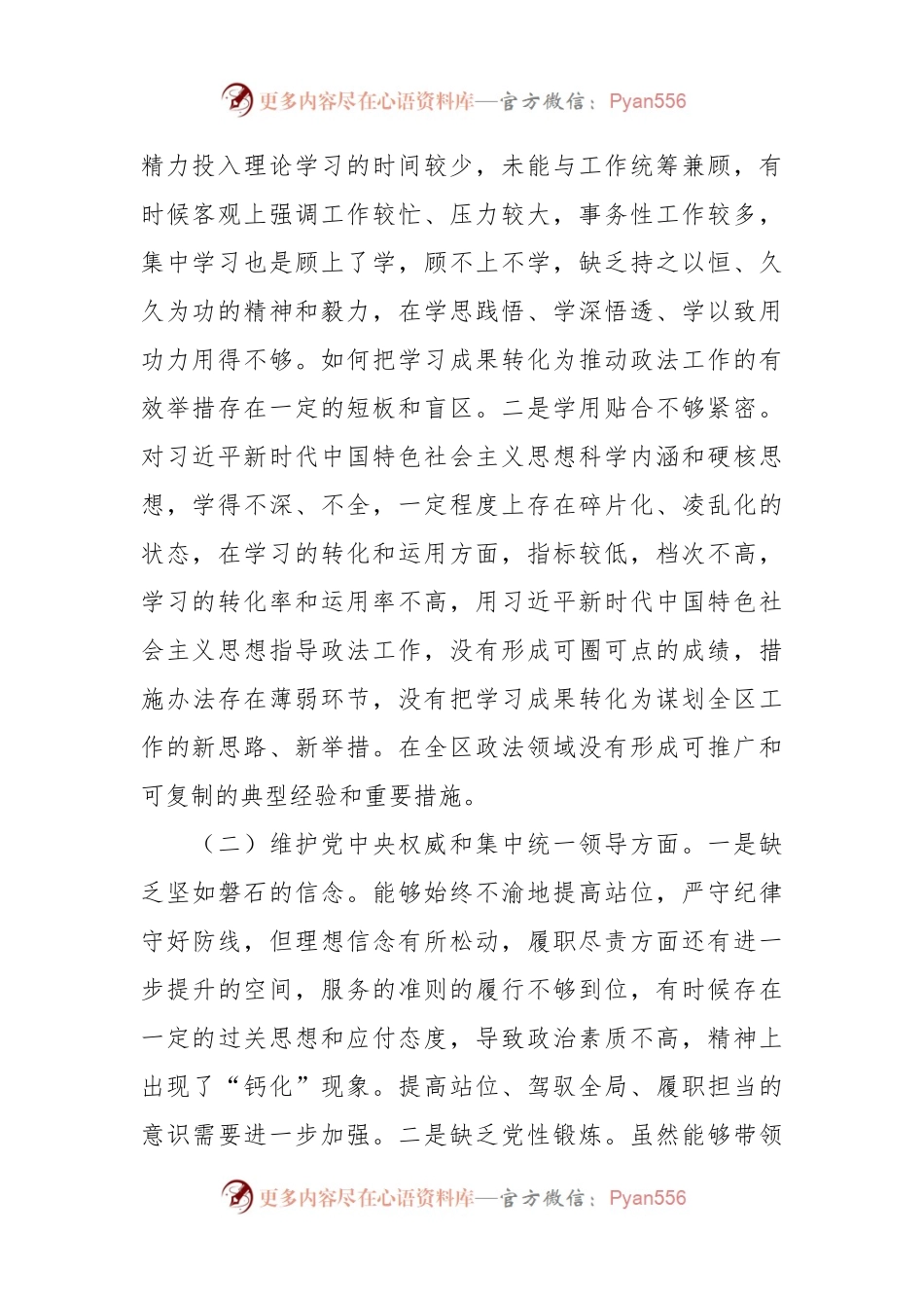 区委常委、政法委书记2023年度主题教育专题民主生活会个人发言稿提纲.docx_第2页