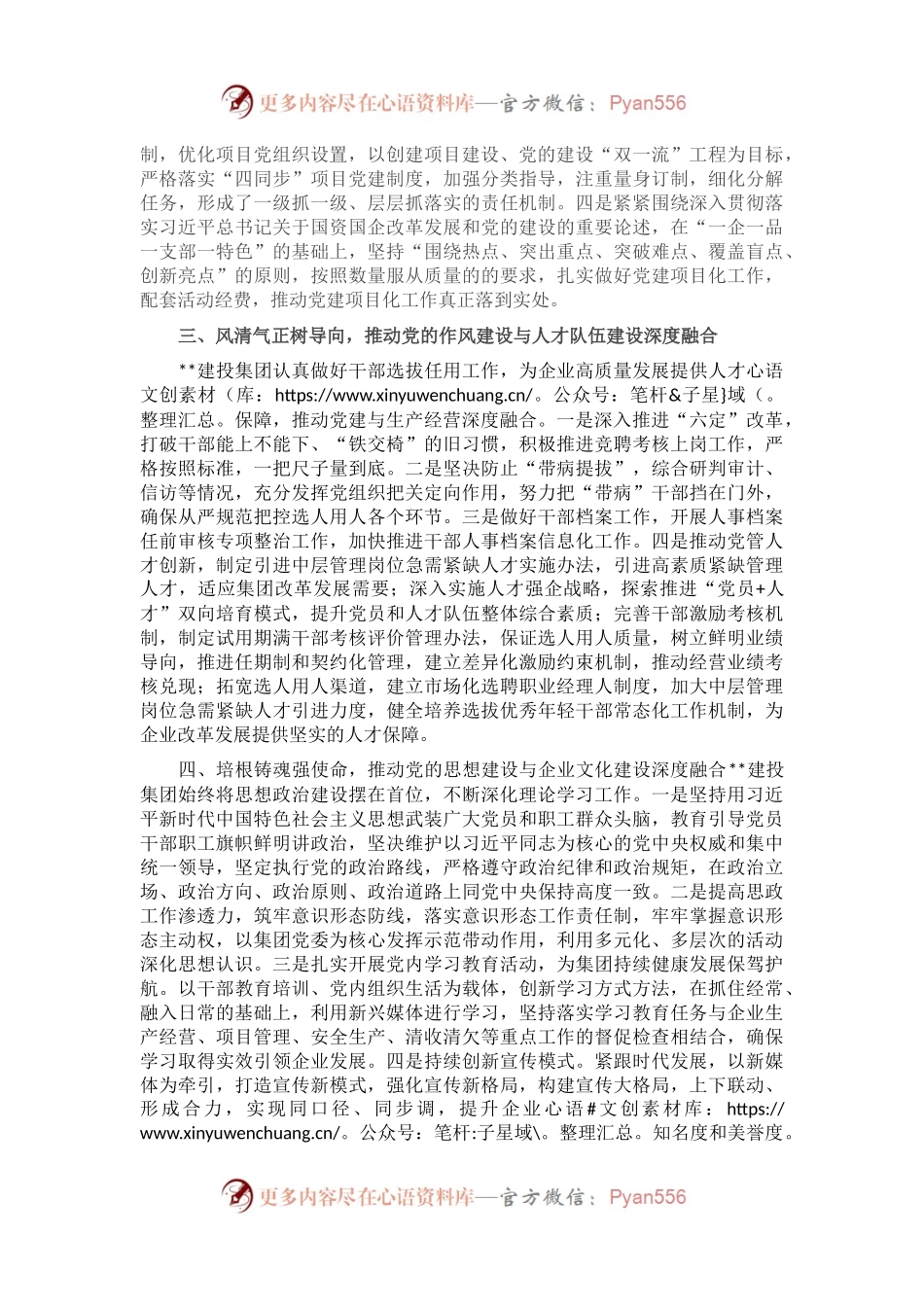 关于国企党建工作汇报（二）.docx_第2页