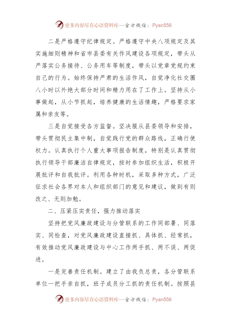 关于履行全面从严治党责任述职报告.docx_第2页