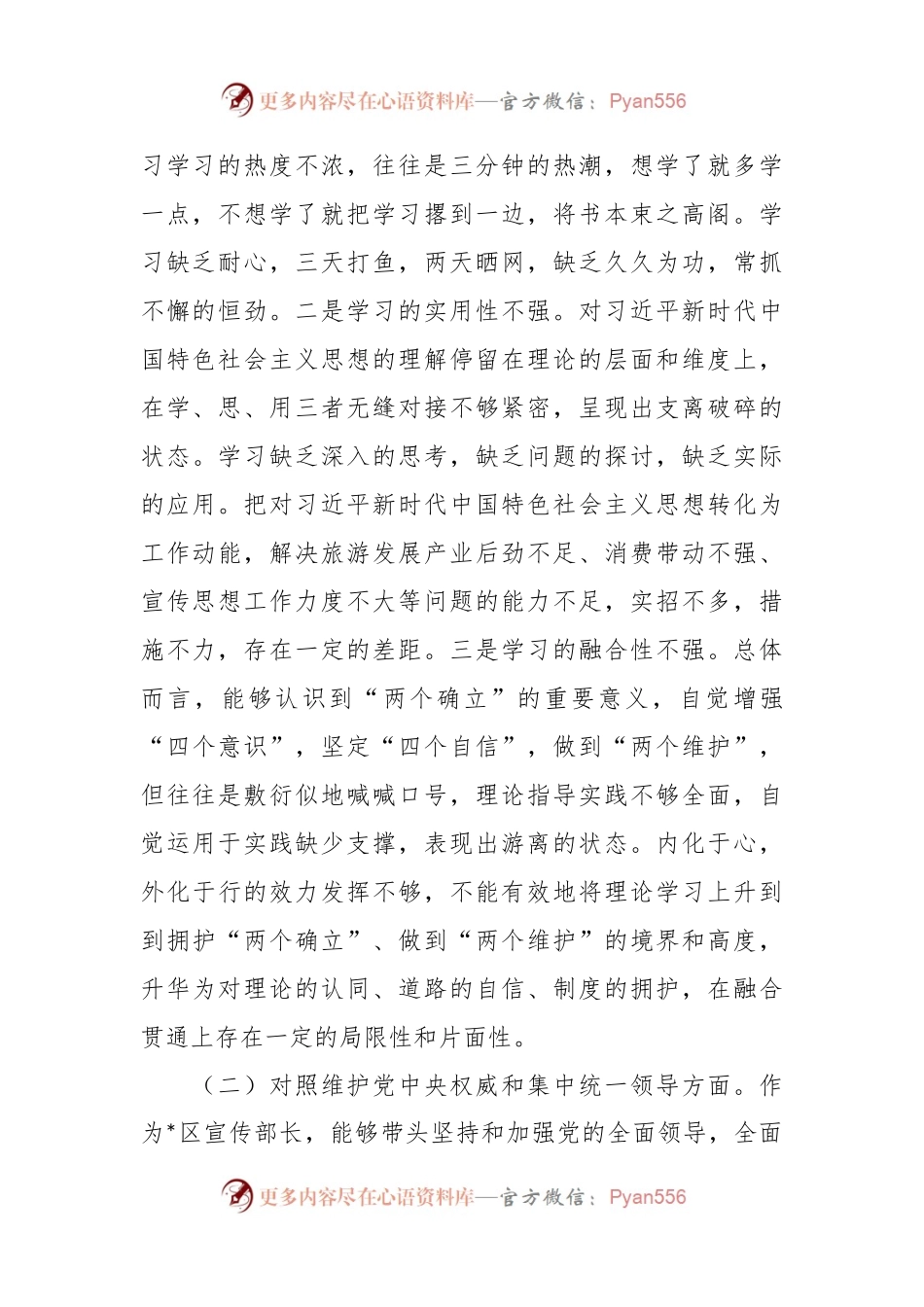 区委常委、宣传部长2023年度主题教育专题民主生活会个人发言稿提纲.docx_第2页