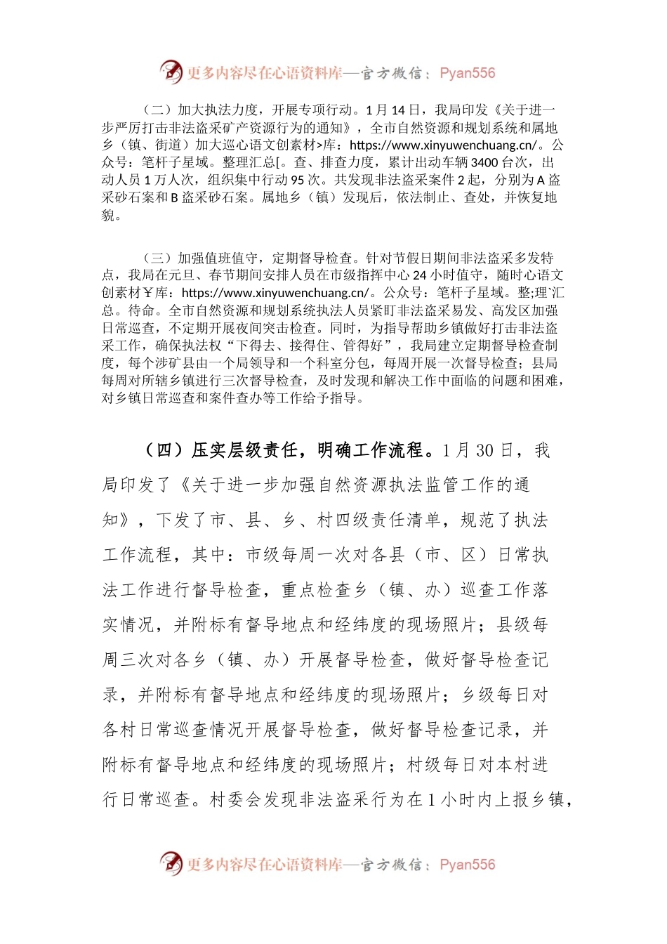 关于全市打击非法盗采矿产资源工作情况的汇报.docx_第2页