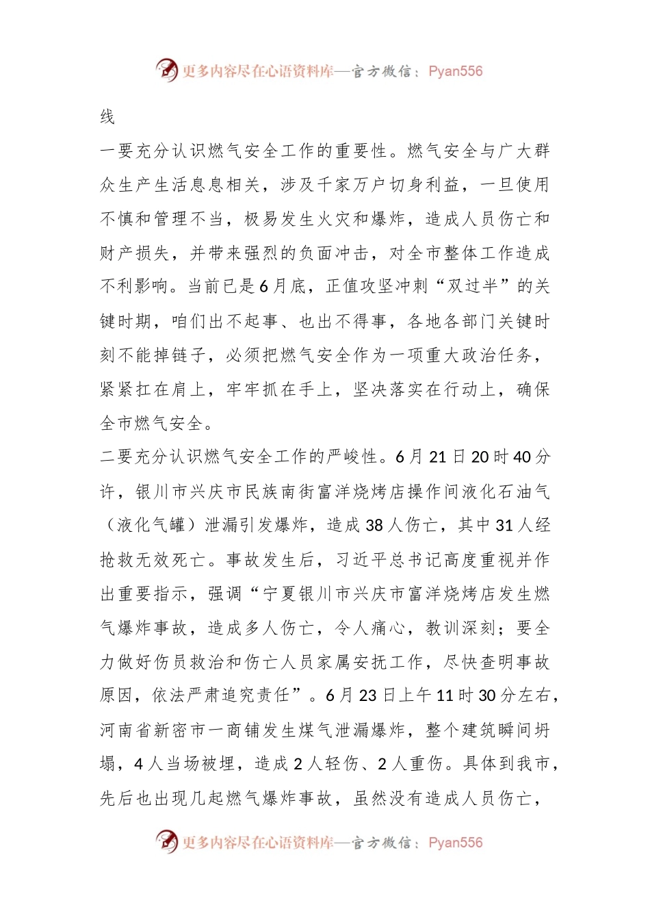 关于学习贯彻重要指示批示精神在燃气大会上的讲话.docx_第2页