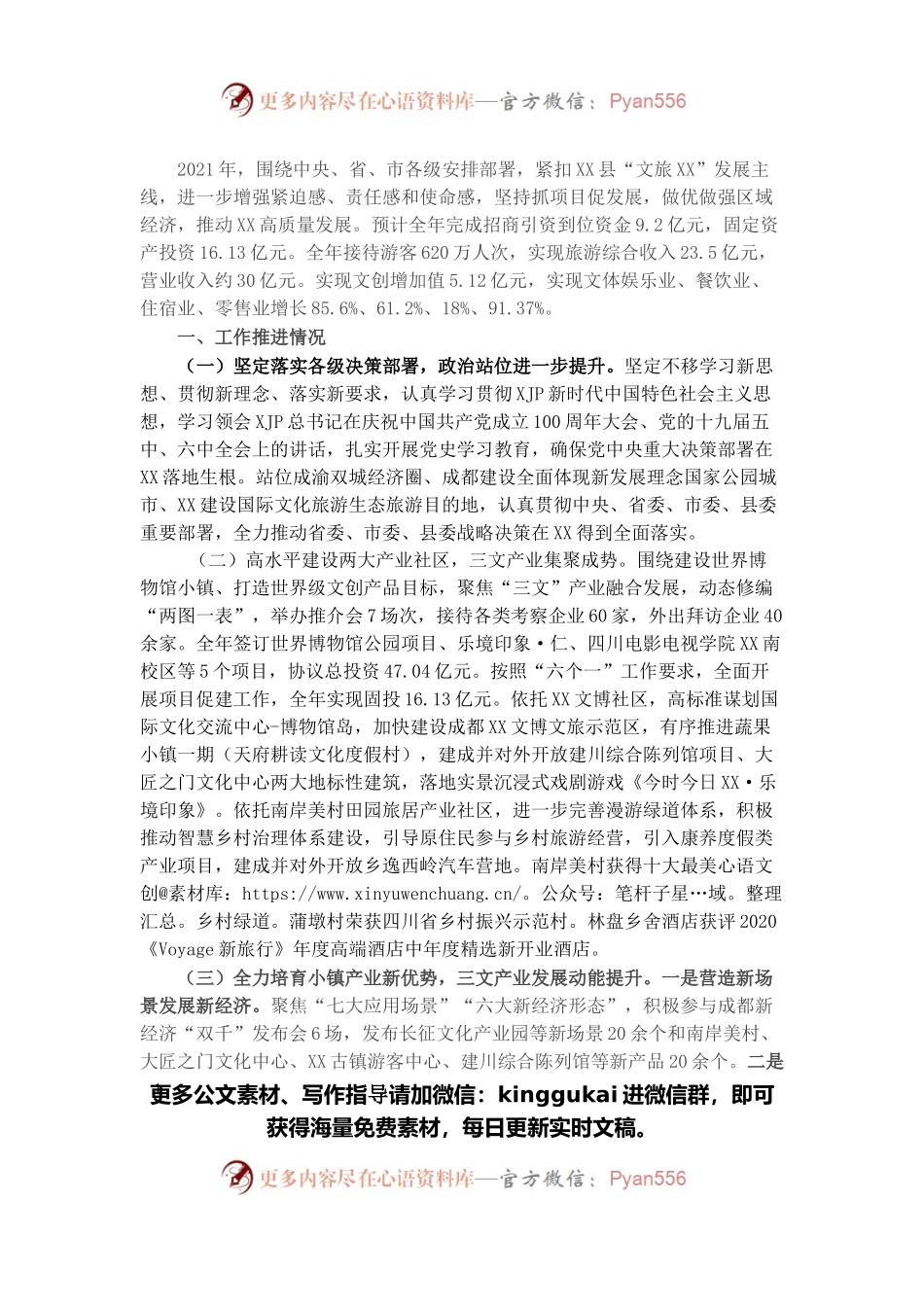 功能区2021年工作总结和2022年工作打算.docx_第1页