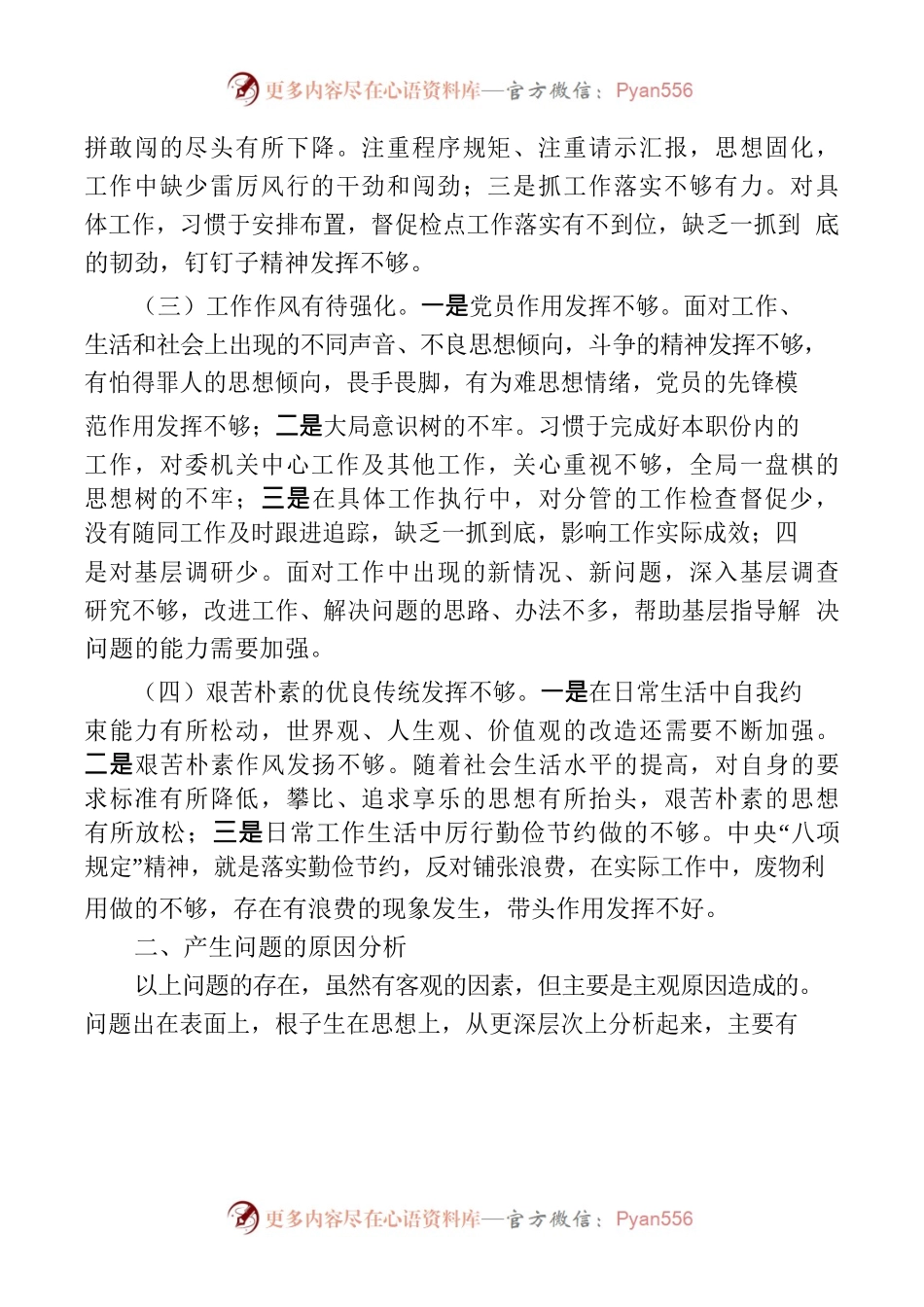 分管领导教育整顿党性分析报告.docx_第2页
