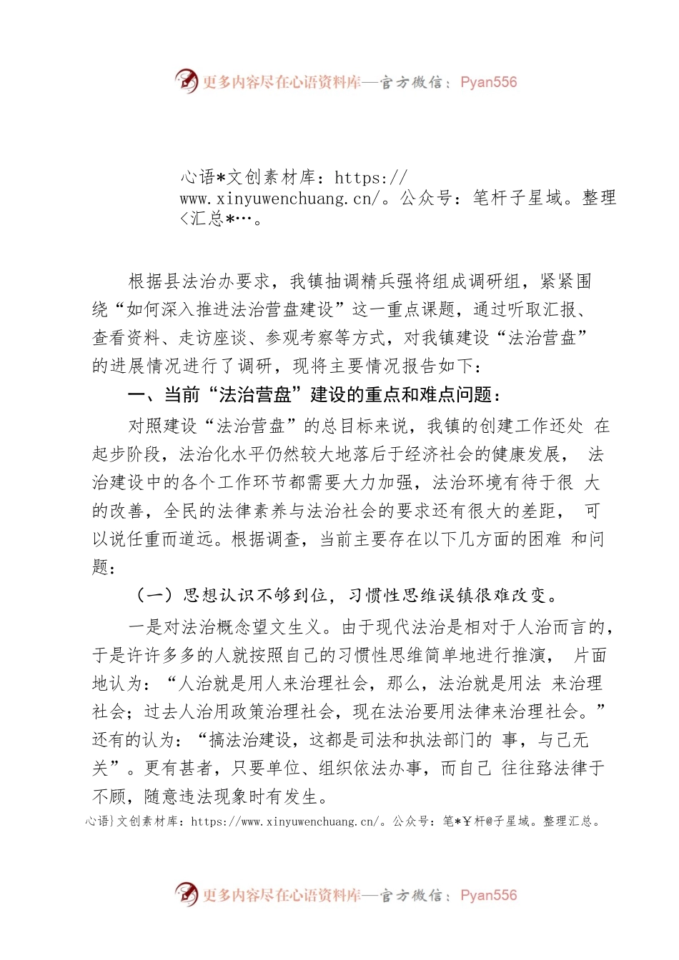 关于乡镇依法行政的调研报告.docx_第1页