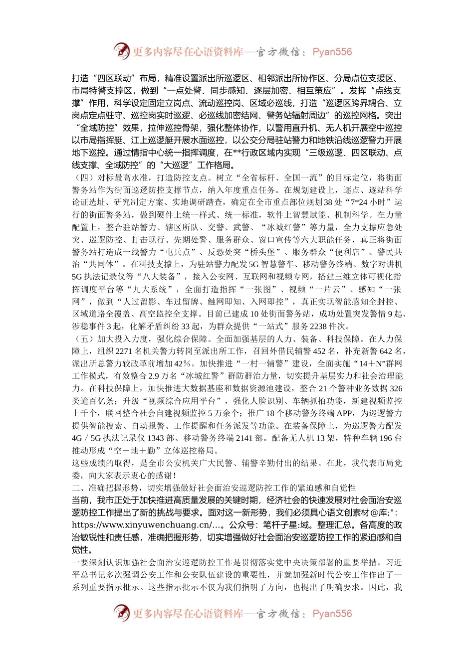 分管副市长在2024年全市加强社会面治安巡逻防控工作推进会上的讲话.docx_第2页
