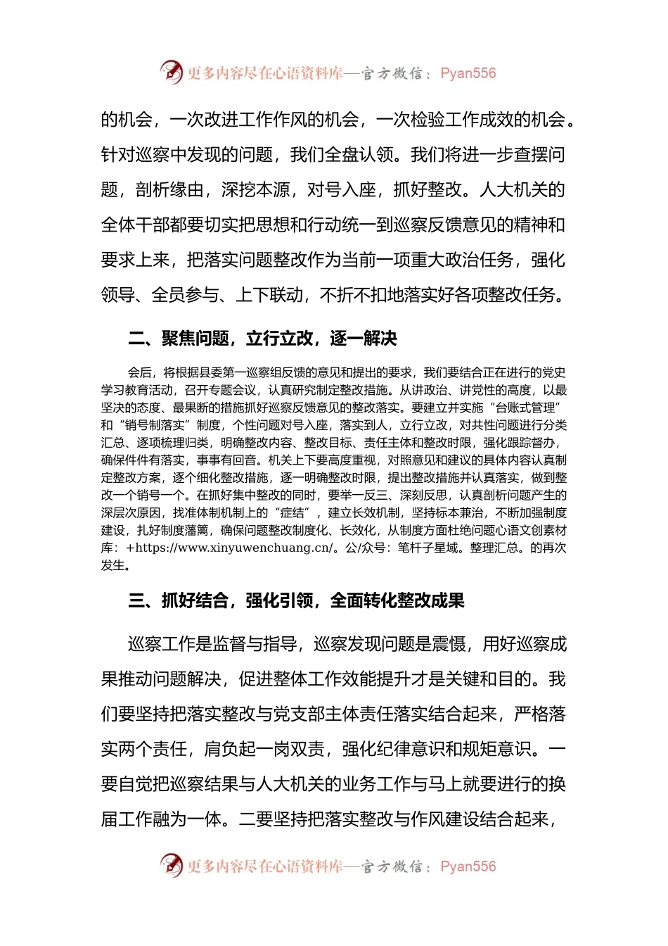 县人大主任在巡察工作情况反馈会上的整改表态发言.docx_第2页