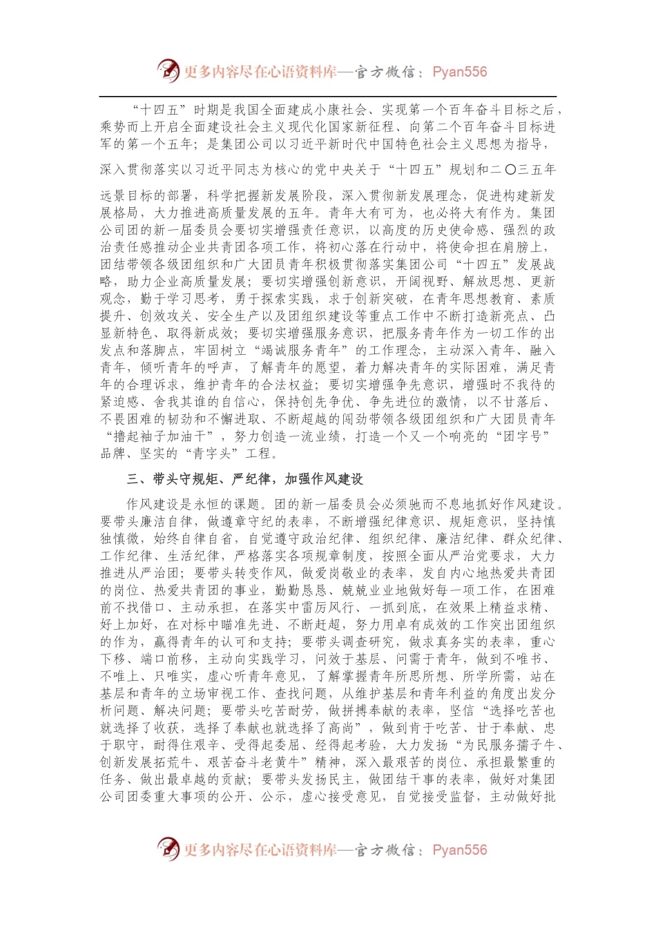 副总经理在共青团xx（集团）有限责任公司委员会全体会议上的讲话.docx_第2页