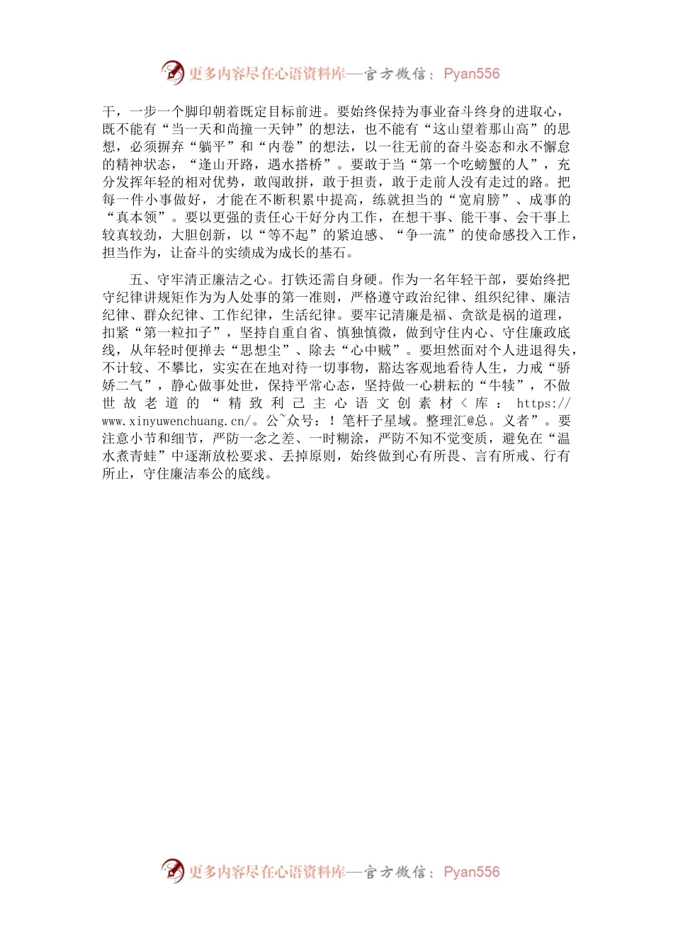 副县长年轻干部座谈会发言提纲.docx_第2页