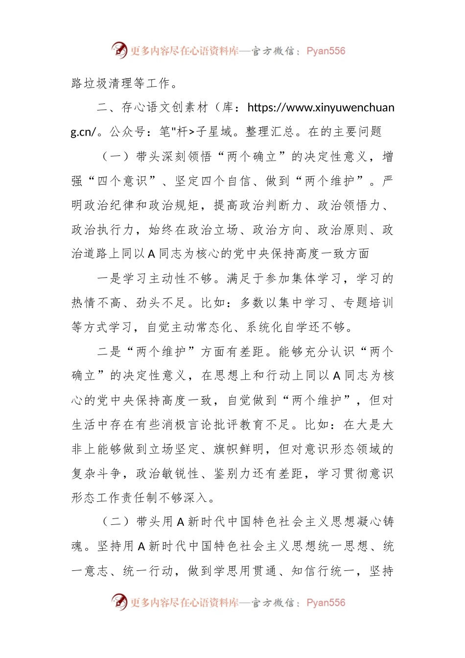 关于行政机关领导干部年度民主生活会个人发言提纲.docx_第2页