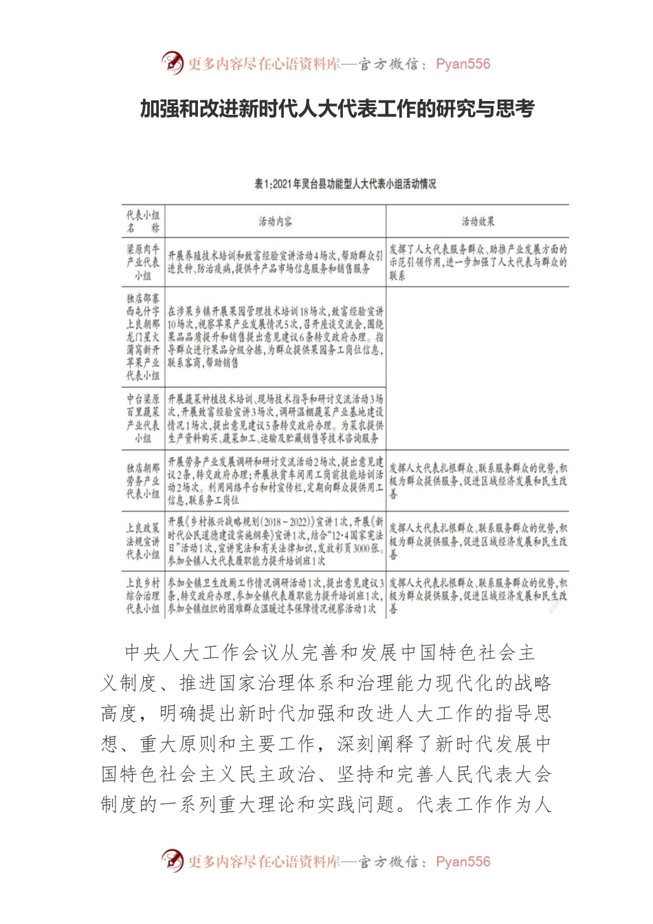 加强和改进新时代人大代表工作的研究与思考.docx_第1页