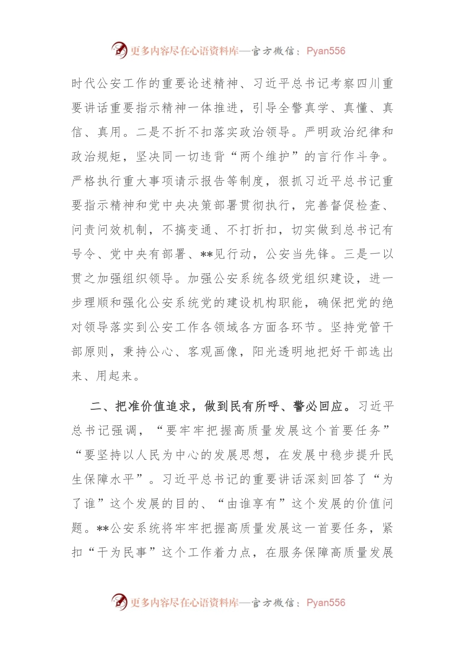 副市长、公安局长在市政府党组理论学习中心组集体学习会上的研讨交流发言.docx_第2页
