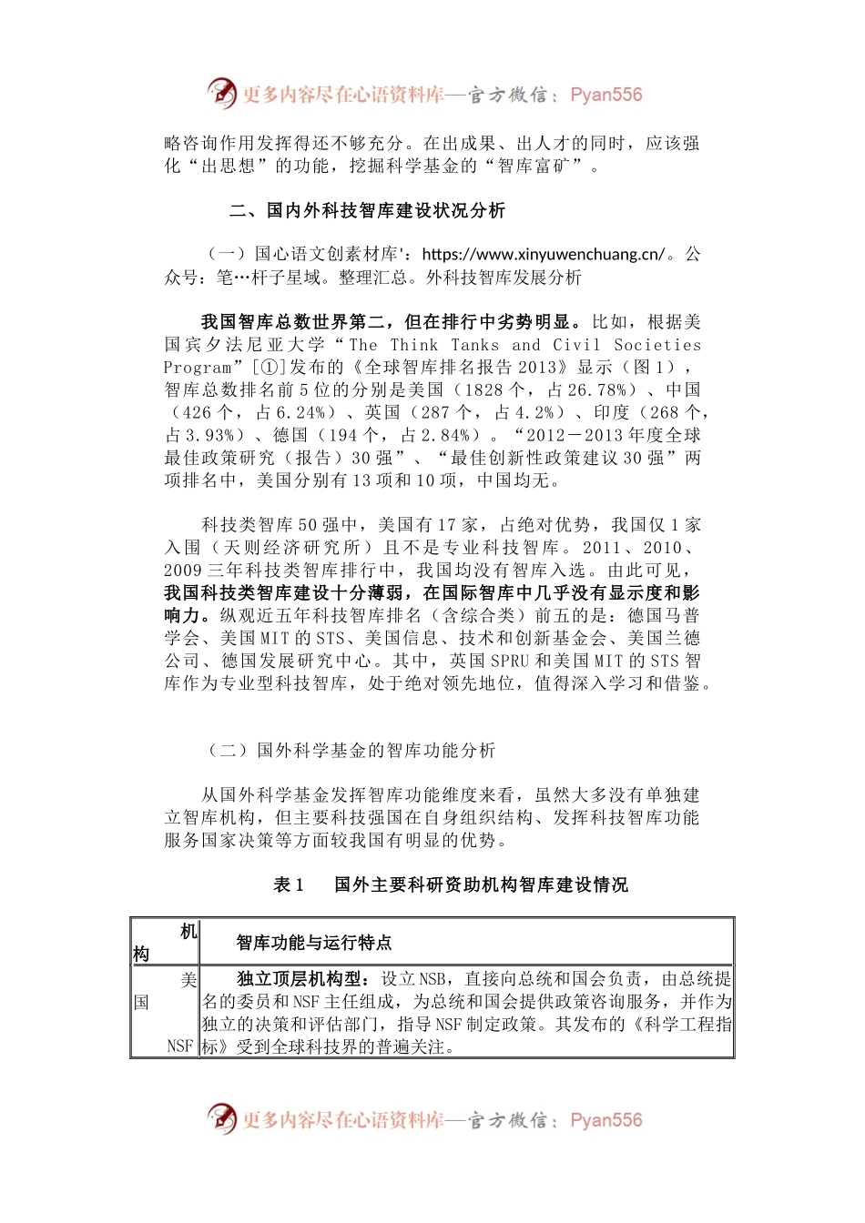 关于科学基金发挥智库功能的调研报告.docx_第2页