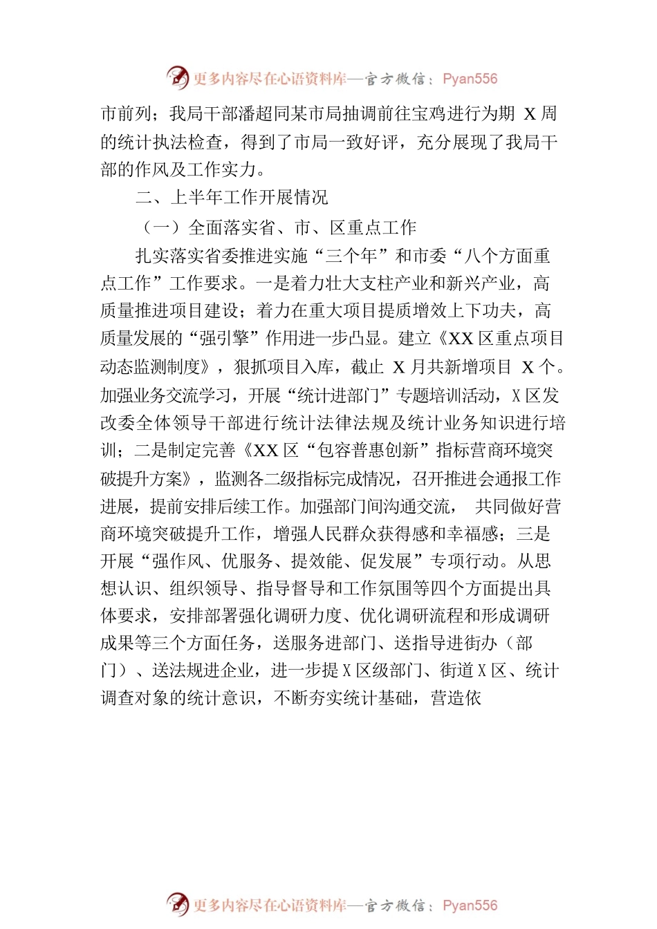 区统计局2023年上半年工作总结及下半年工作计划.docx_第2页