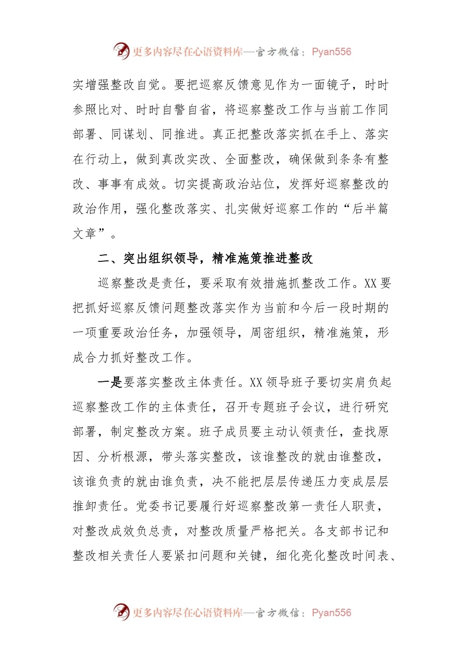 关于巡察巡视反馈会上的讲话.docx_第2页