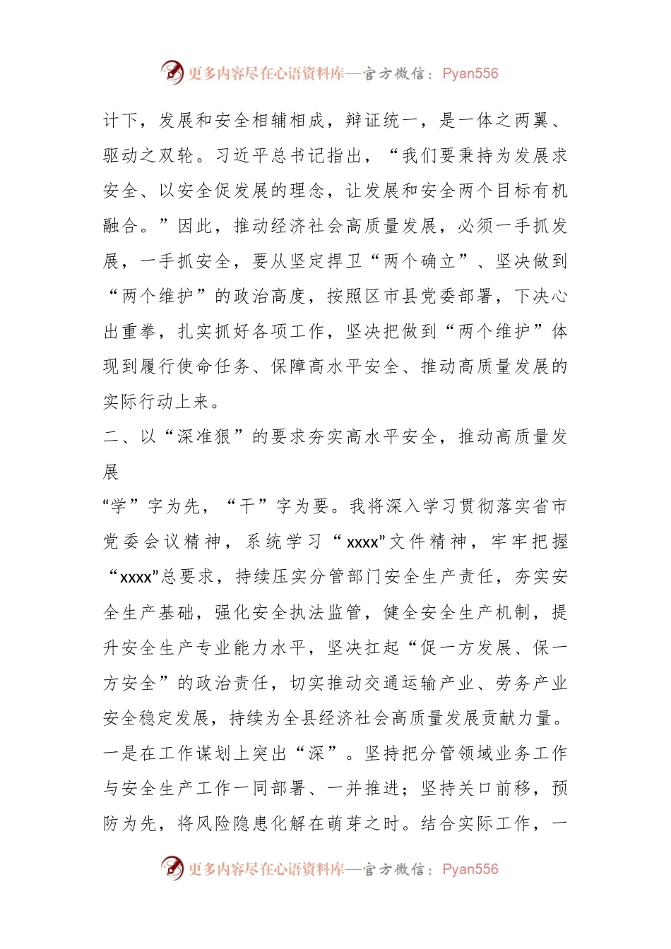 分管副县长在安全生产会议上的交流发言：全面夯实高水平安全助推经济高质量发展.docx_第2页