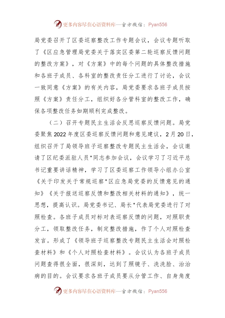 关于巡察集中整改进展情况报告.docx_第2页
