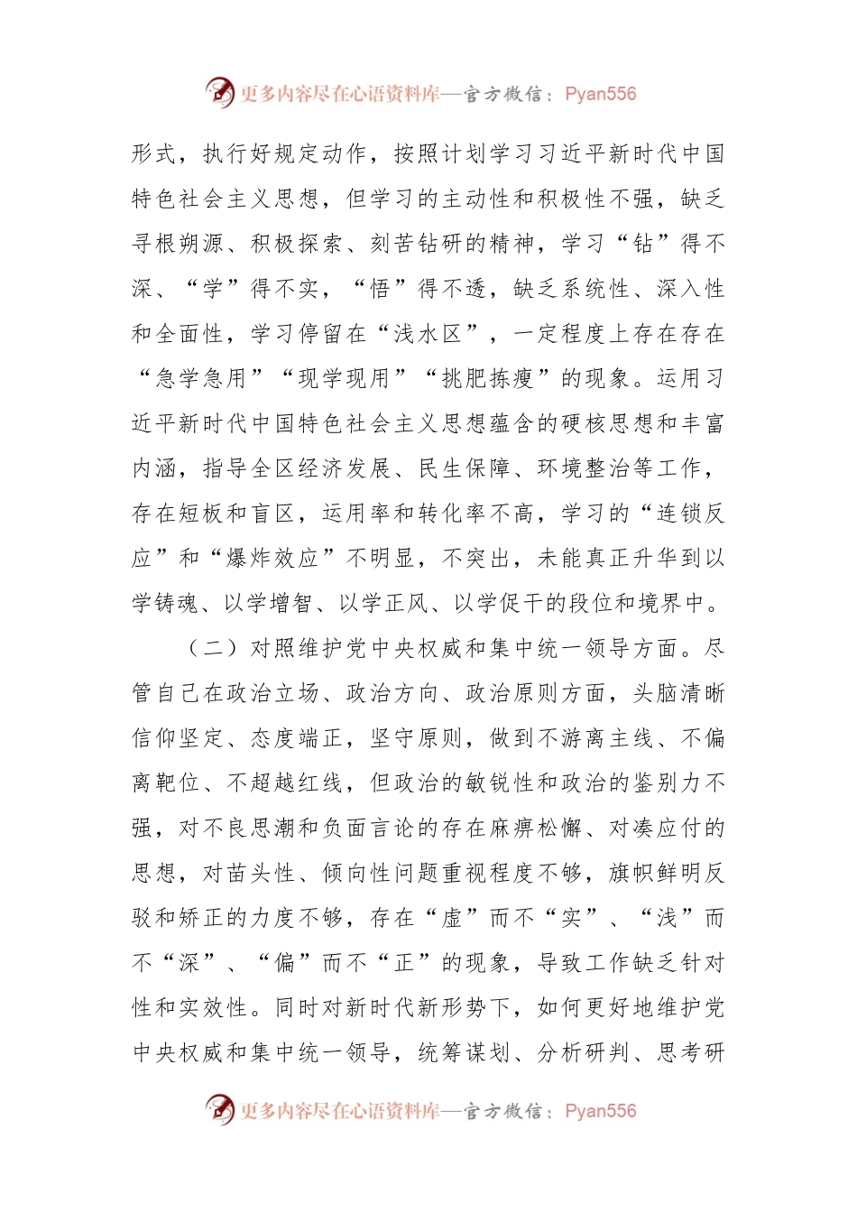 区长2023年度主题教育专题民主生活会个人发言稿提纲.docx_第2页