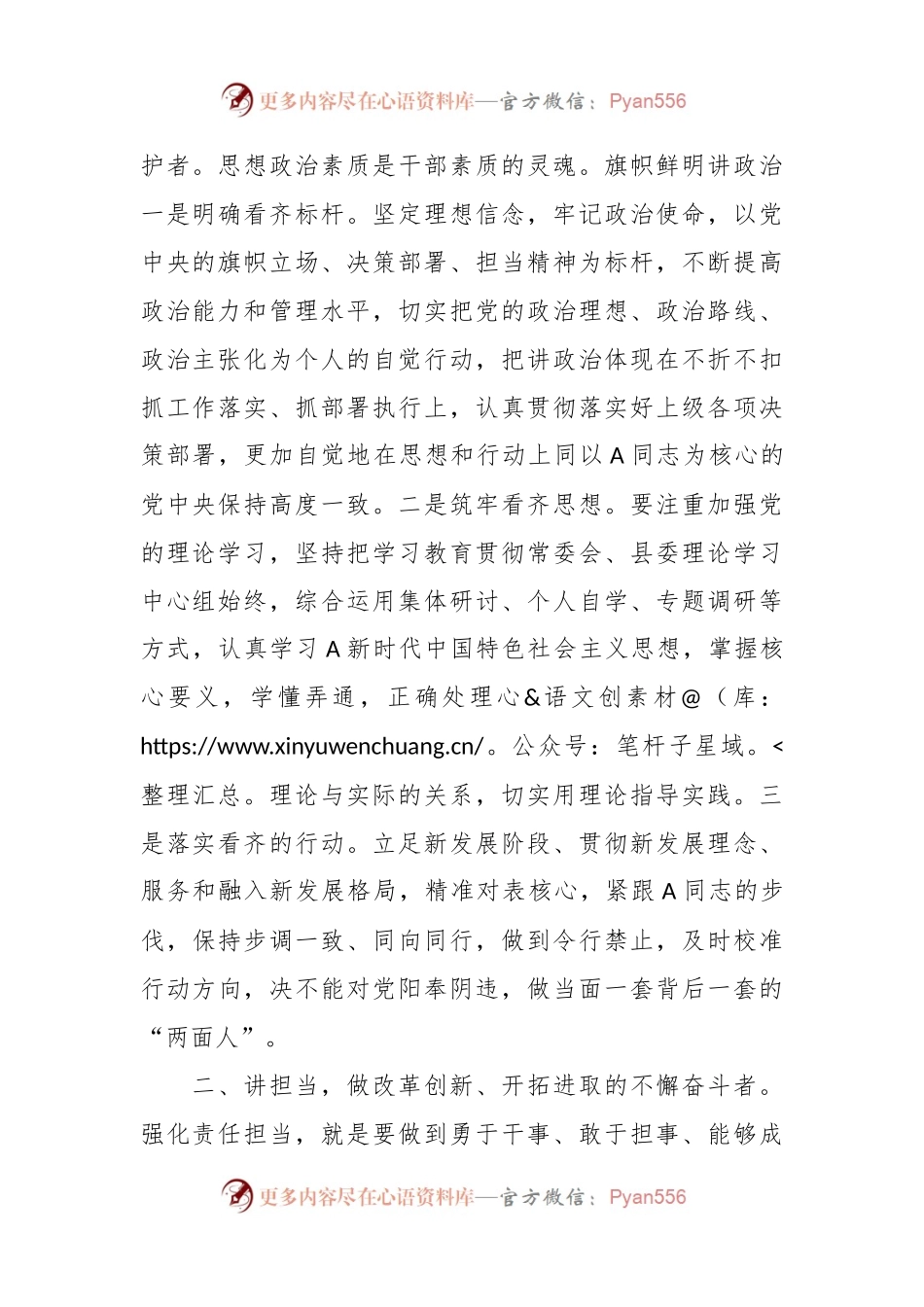 关于履行全面从严治党主体责任的政治谈话提纲.docx_第2页