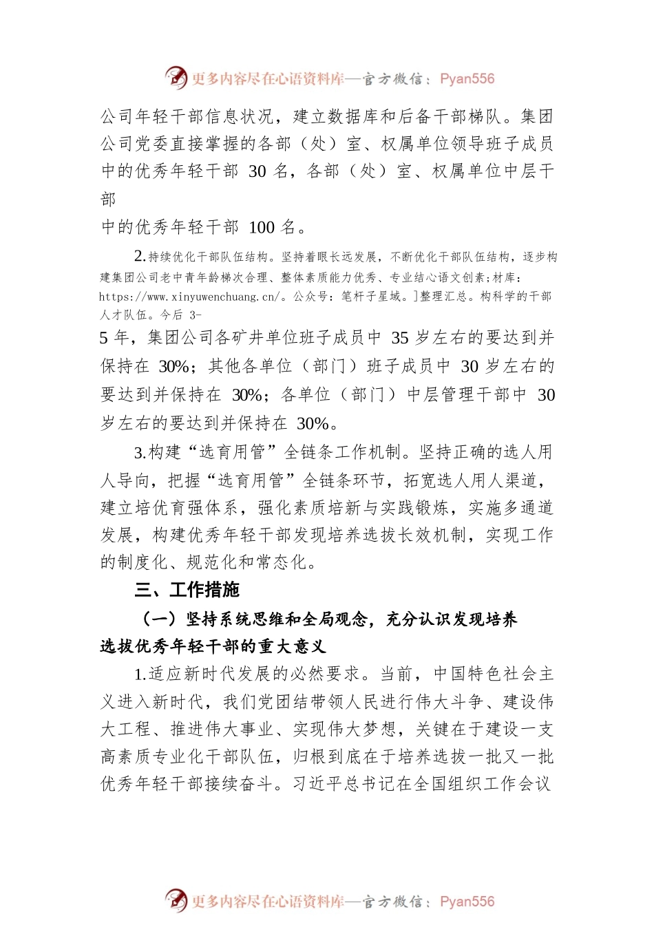 关于适应新时代要求大力发现培养选拔优秀年轻干部的中期规划方案（集团公司）.docx_第2页
