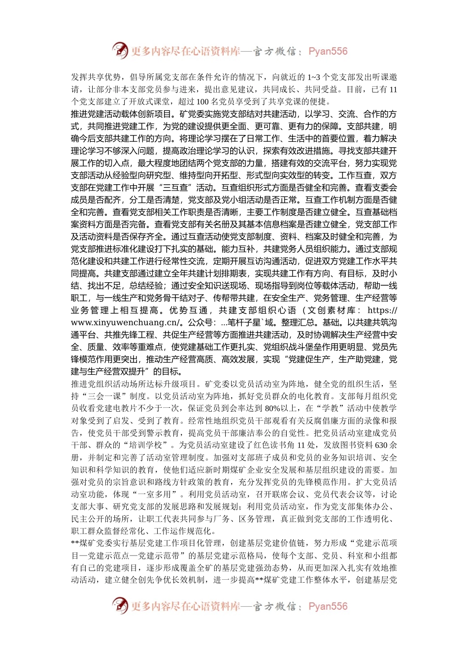 分公司在2024年集团基层党支部建设推进会上的汇报发言.docx_第2页